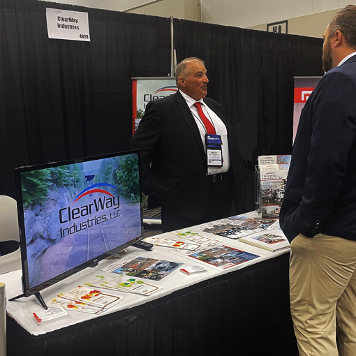 Clearway Industries exhibits at the AREMA Conference in Indianapolis
