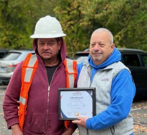 Clearway Industries recognizes employee service excellence in tree clearing services